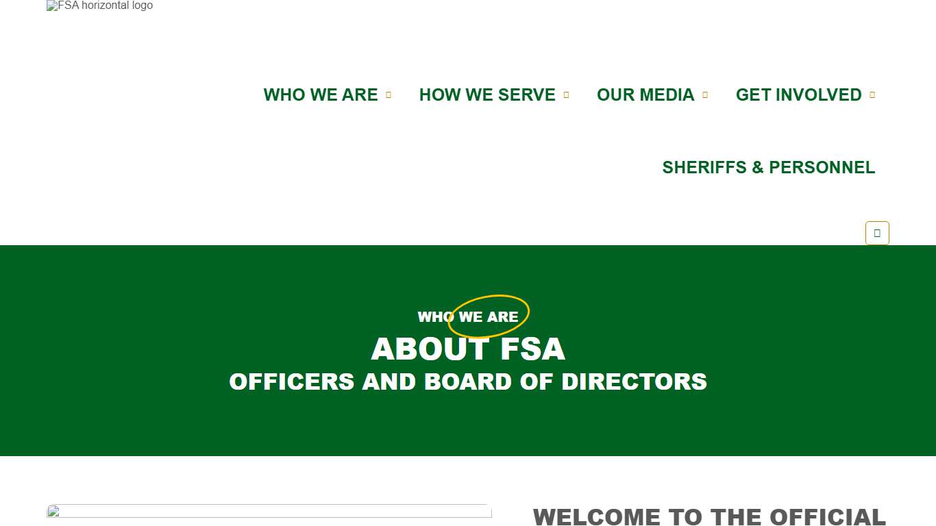 Officers and Board of Directors | Florida Sheriffs Association